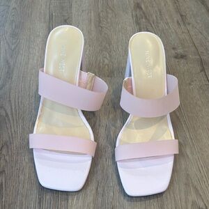 Blush Pink Women’s 9 West Block Heels